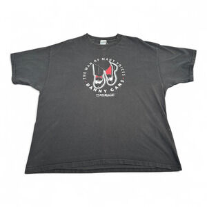 Vintage Mirage Las Vegas Shirt Adult 2XL Black Casino Danny Gans Many Voices 90s